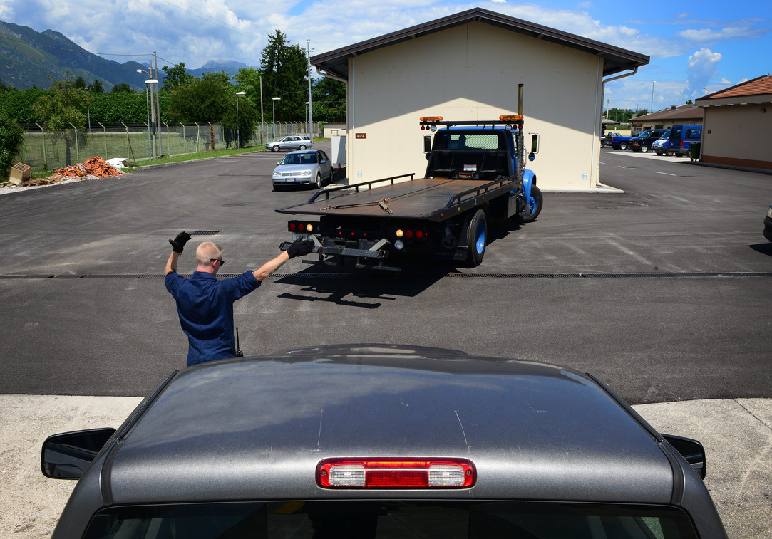 this image shows tow trucks in Framingham, MA